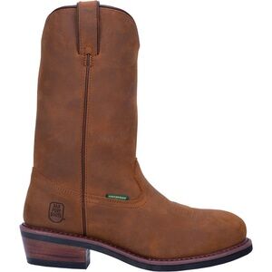 DAN POST MEN'S 12" ALBUQUERQUE WATERPROOF ROUND STEEL TOE WORK BOOT